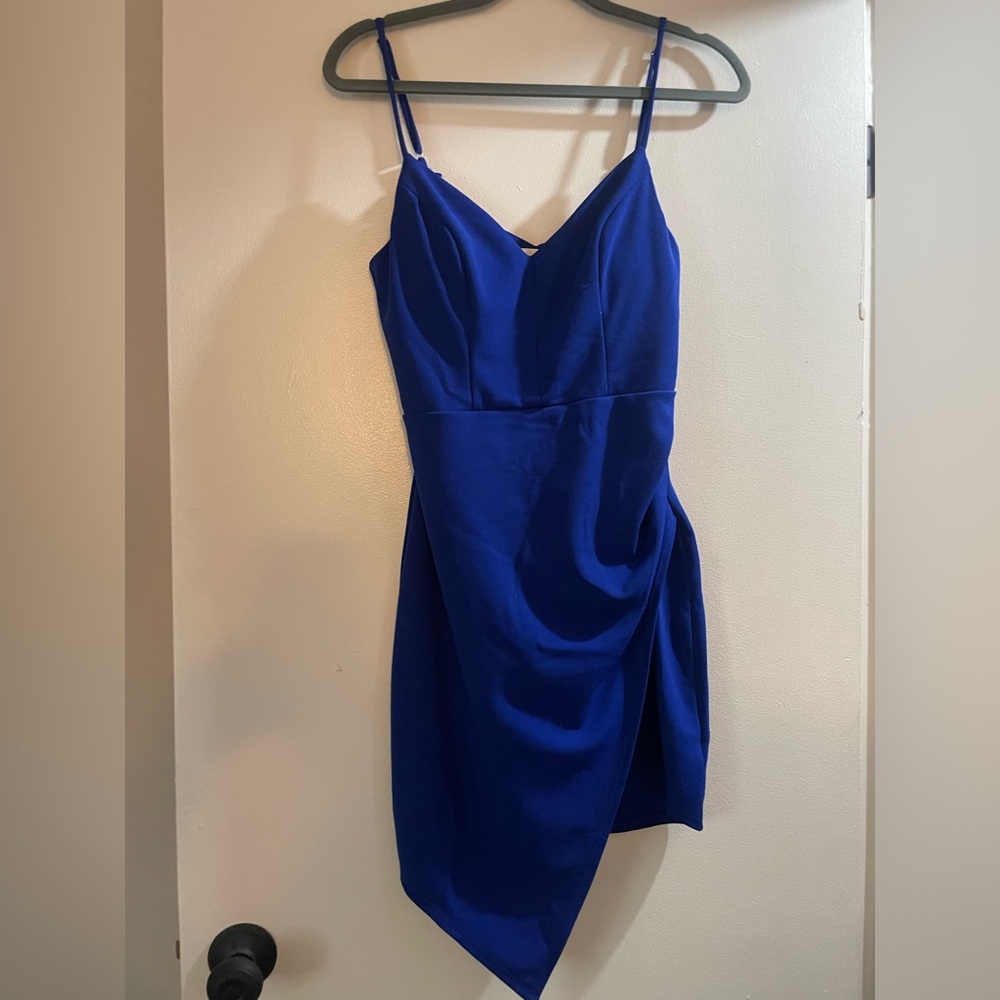 Blue special occasion dress